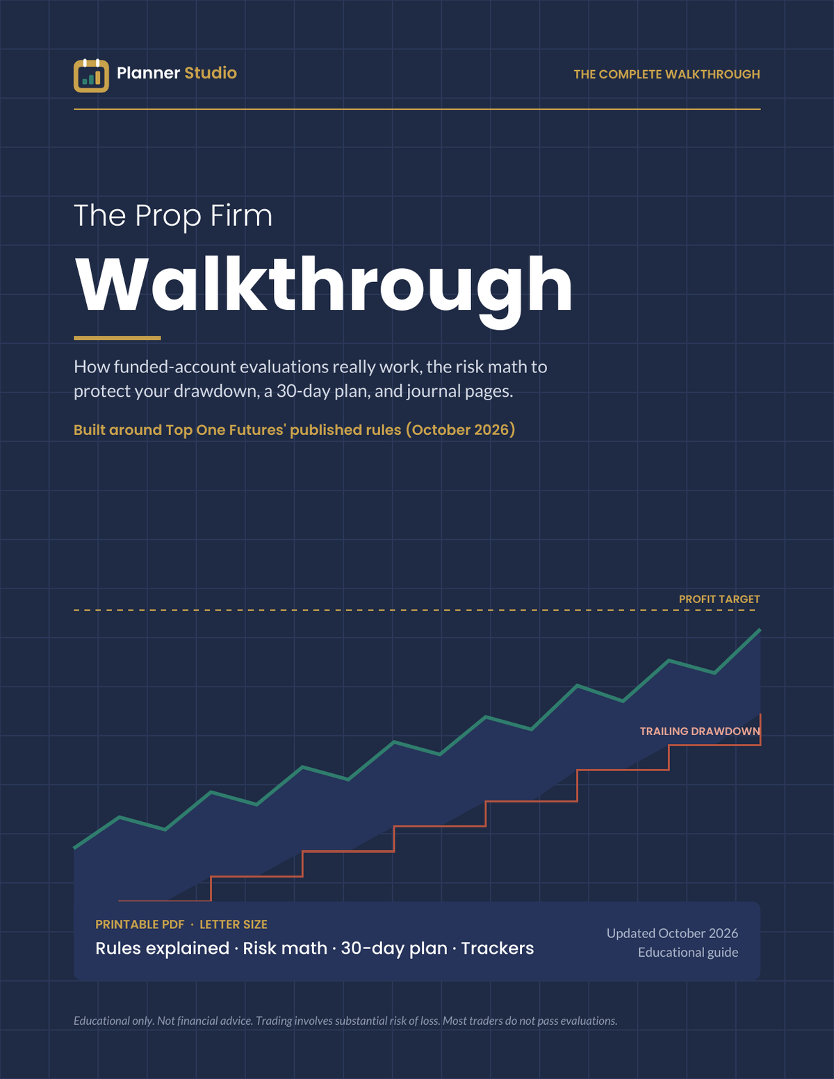 The Prop Firm Walkthrough | Planner Studio